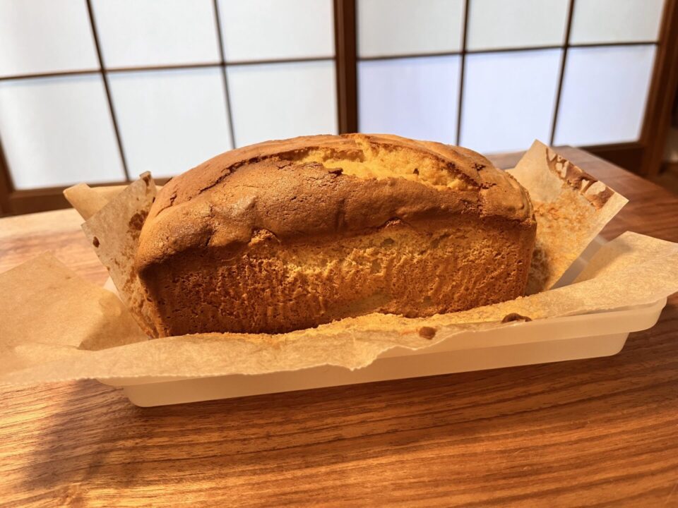 グリーンレモンのパウンドケーキ