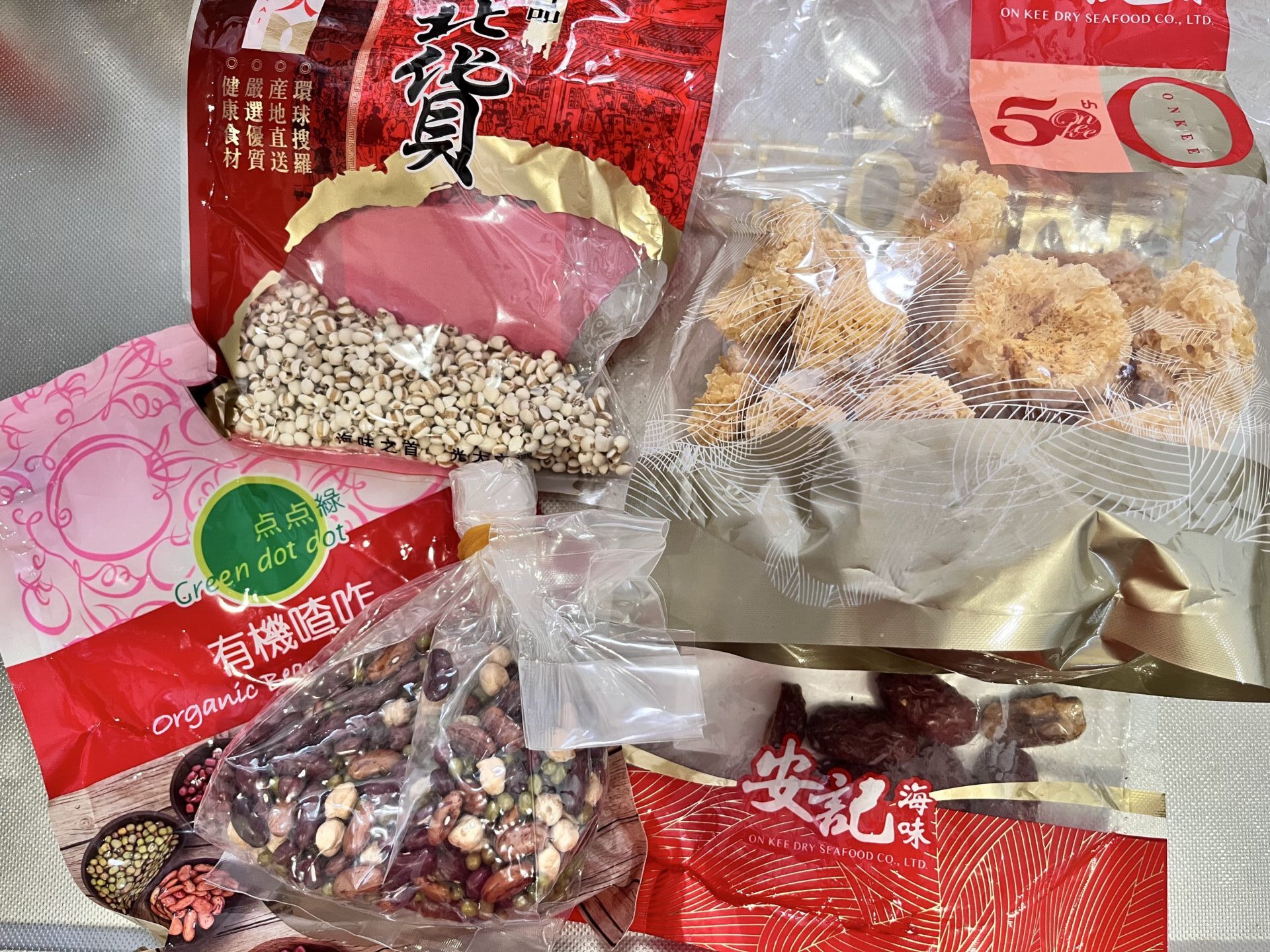 家に残っていた乾物たち